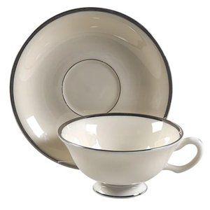 Montclair by Lenox - Footed Cup + Saucer Set